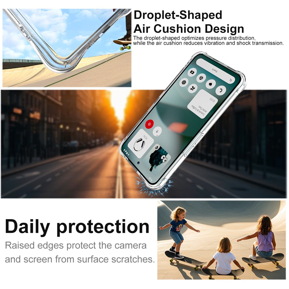 IMAK IMAK Nothing Phone 3 Skal Airbag Shockproof Transparent
