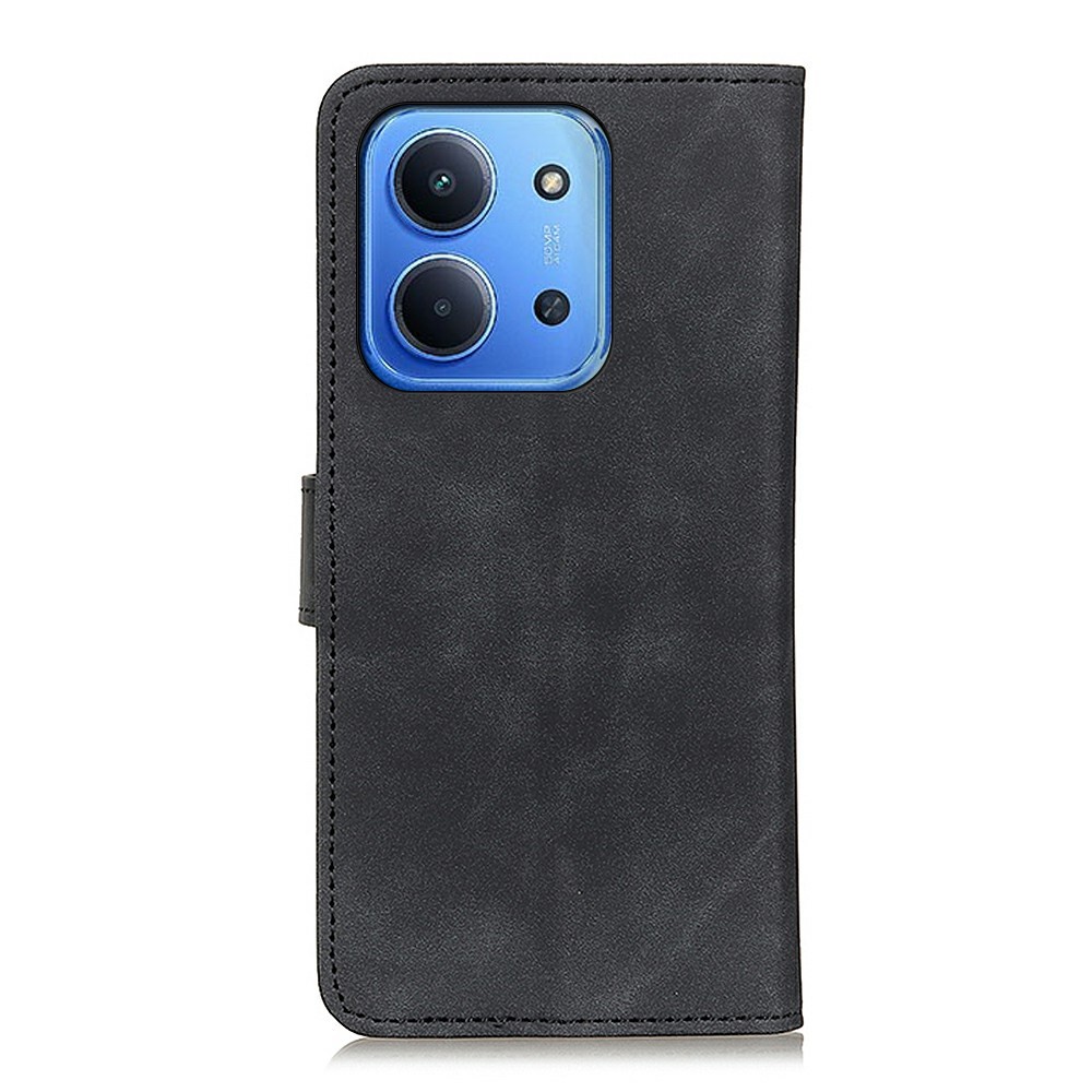 KHAZNEH KHAZNEH Xiaomi Redmi 15C Fodral Retro Läder Svart