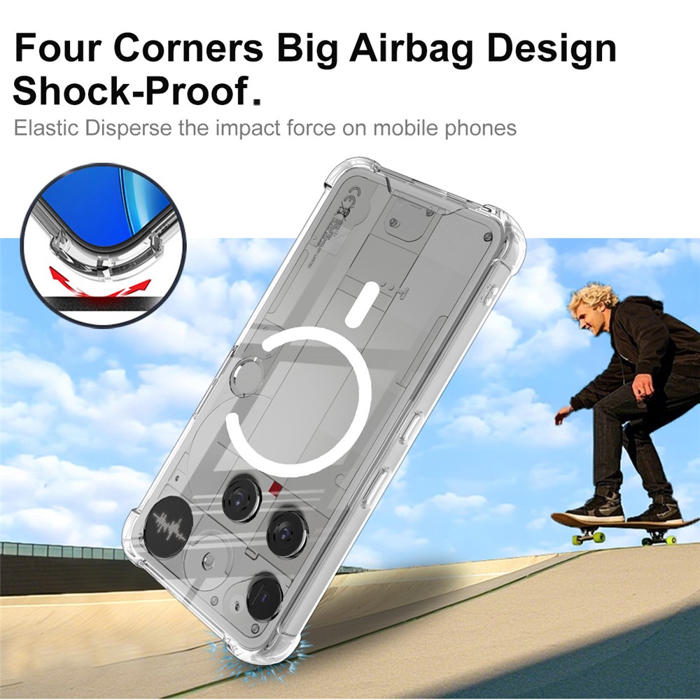 IMAK IMAK Nothing Phone 3 Skal MagSafe Shockproof Transparent