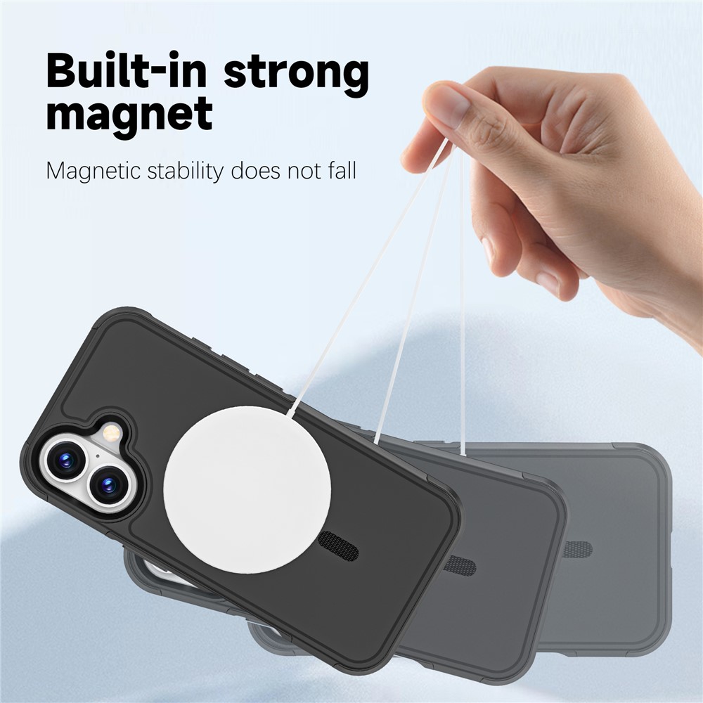  iPhone 17 Skal MagSafe Hybrid Svart