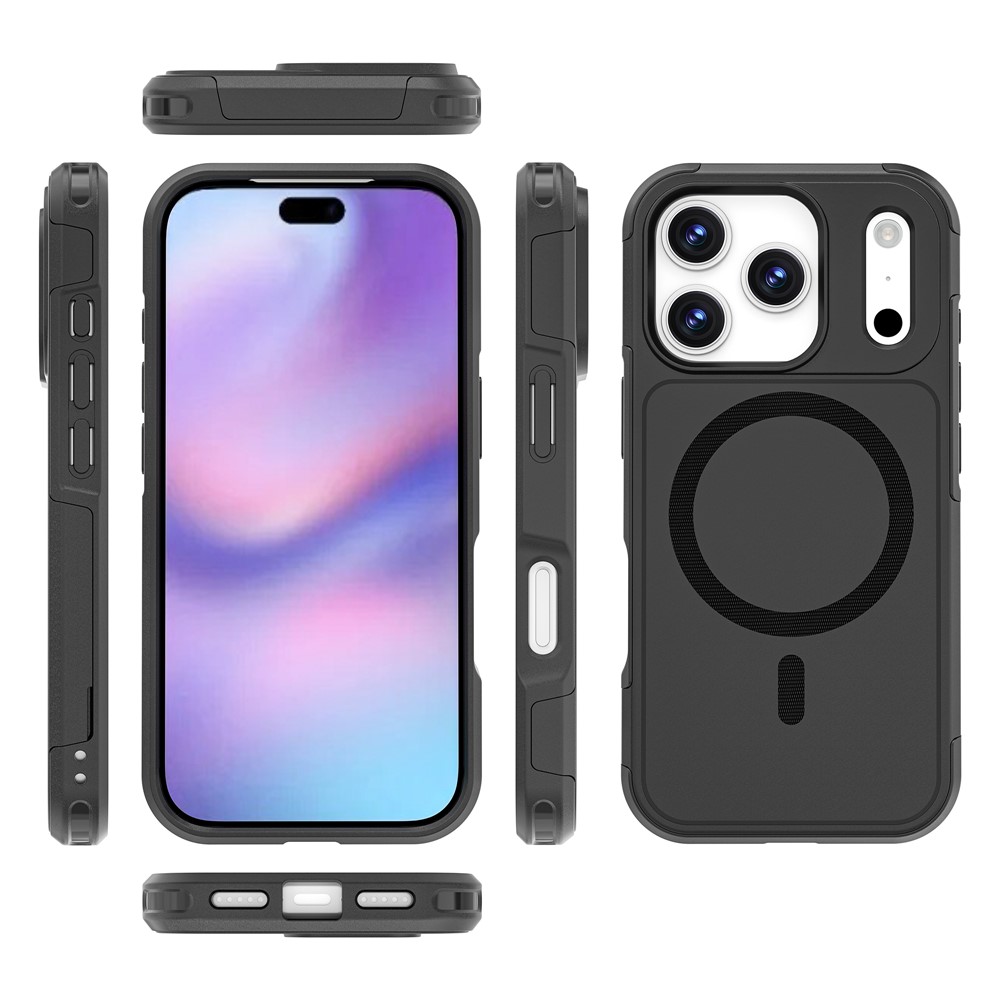  iPhone 17 Pro Skal MagSafe Hybrid Svart