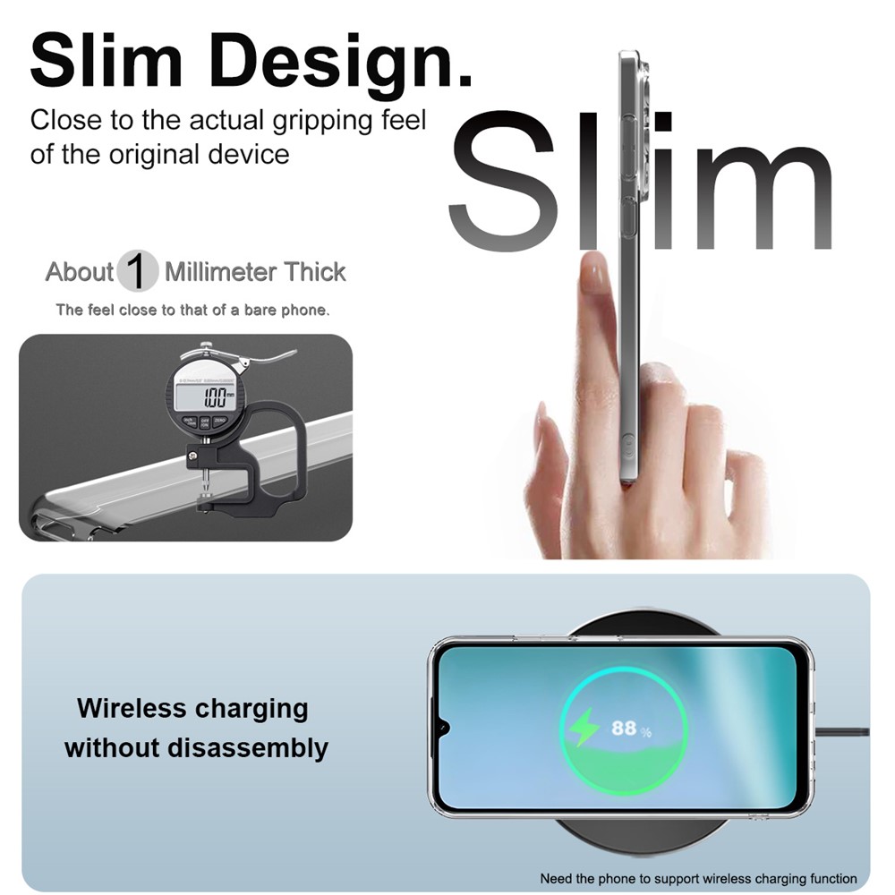 IMAK IMAK Xiaomi Redmi 15C Skal TPU Transparent