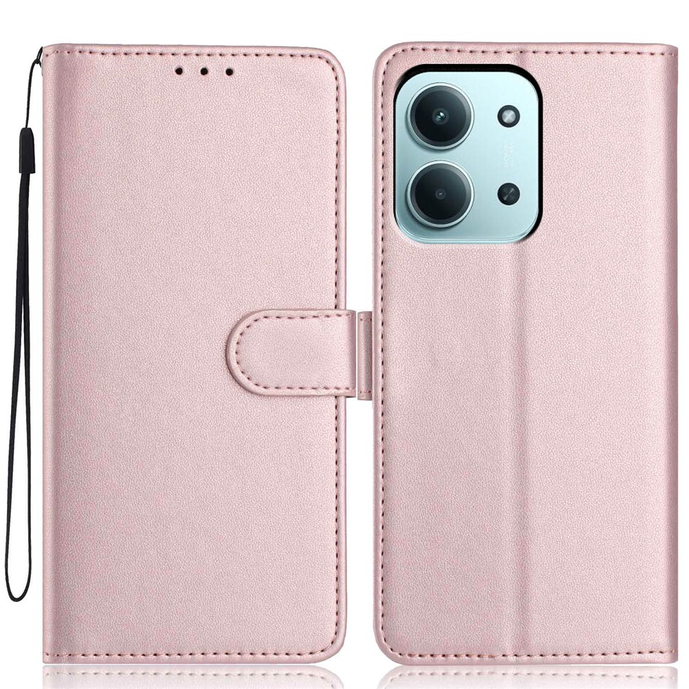  Xiaomi Redmi 15C Fodral Läder Roséguld