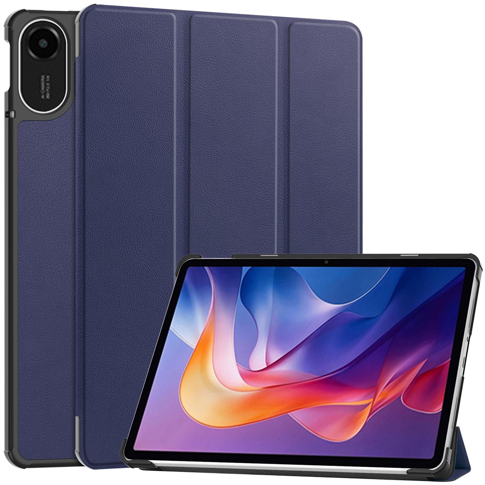  Xiaomi Redmi Pad 2 Fodral Tri-Fold Mörk Blå