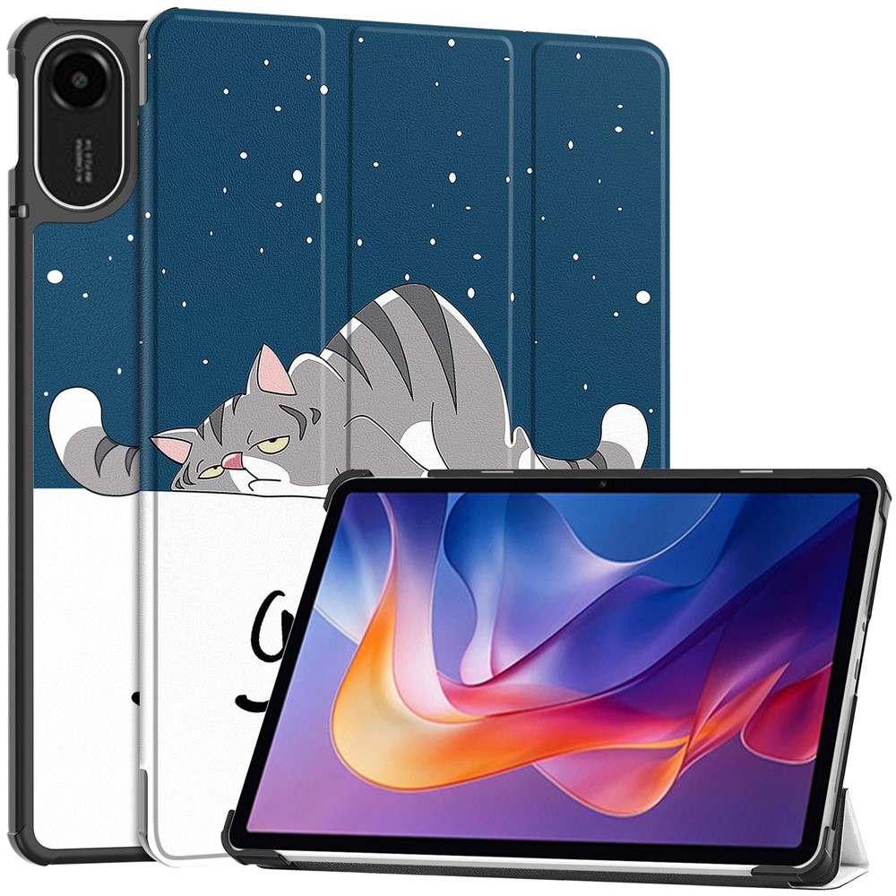  Xiaomi Redmi Pad 2 Fodral Tri-Fold Katt