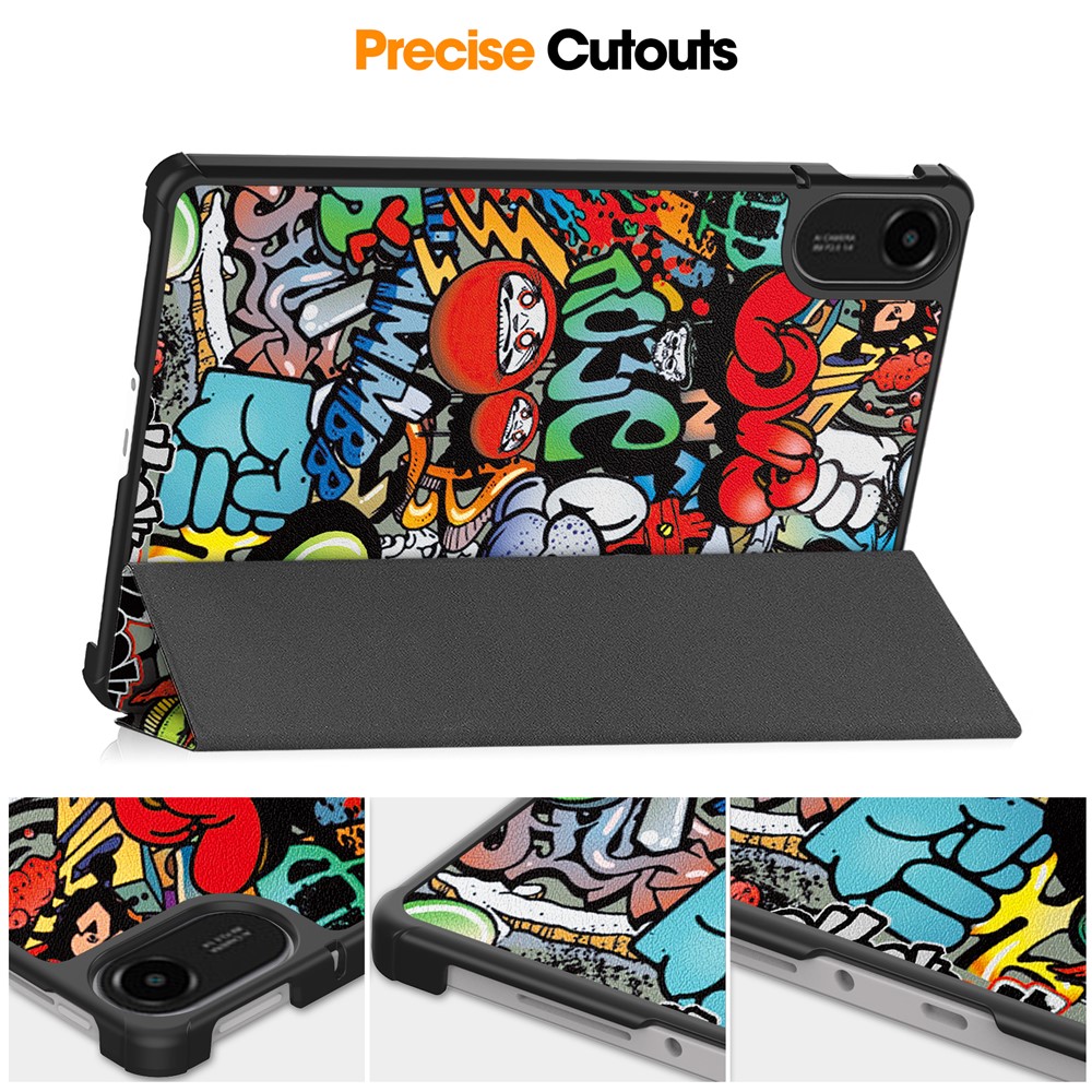  Xiaomi Redmi Pad 2 Fodral Tri-Fold Grafitti