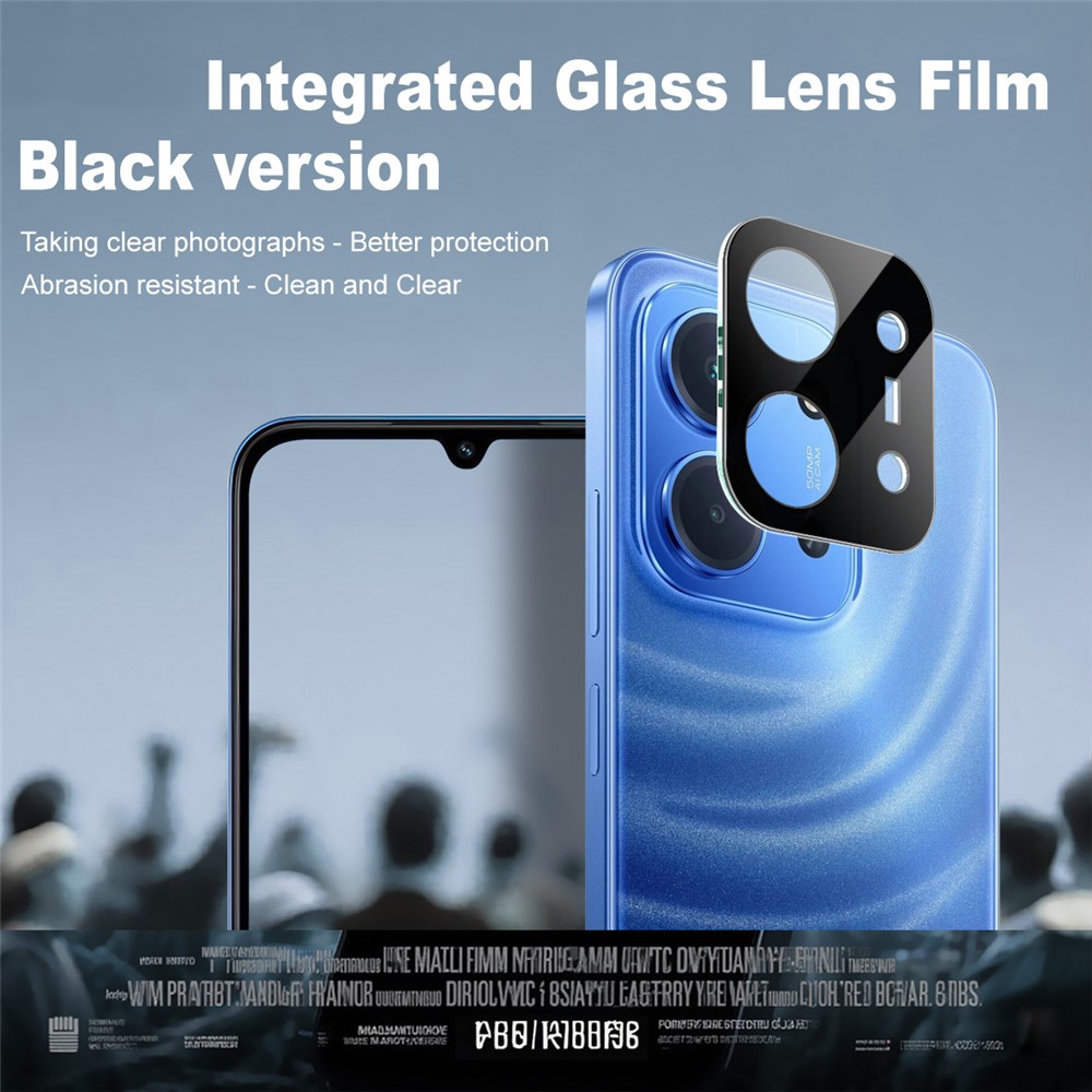 IMAK IMAK Xiaomi Redmi 15C Linsskydd Härdat Glas Svart