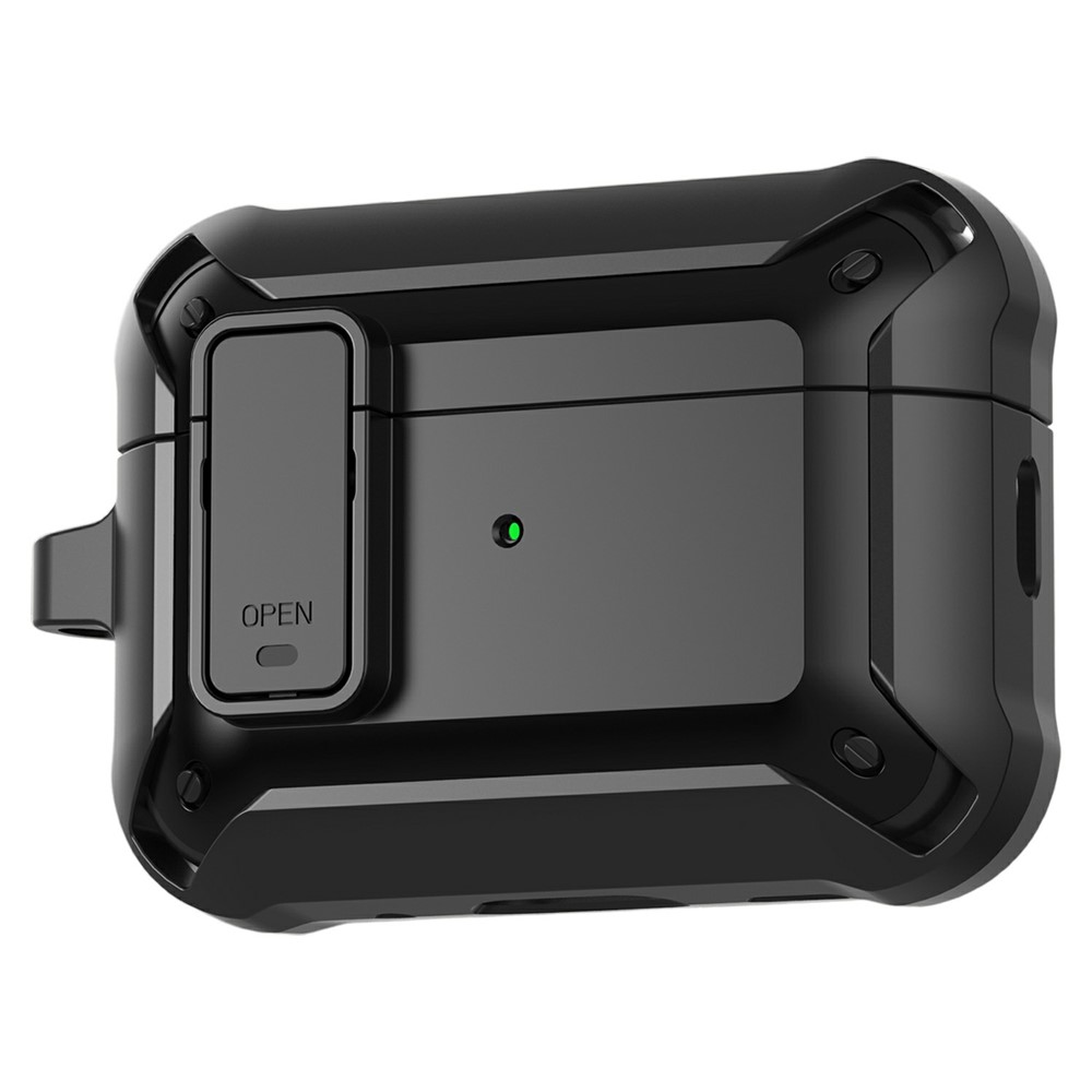  AirPods Pro 3 Skal Shockproof Hybrid Armor Svart