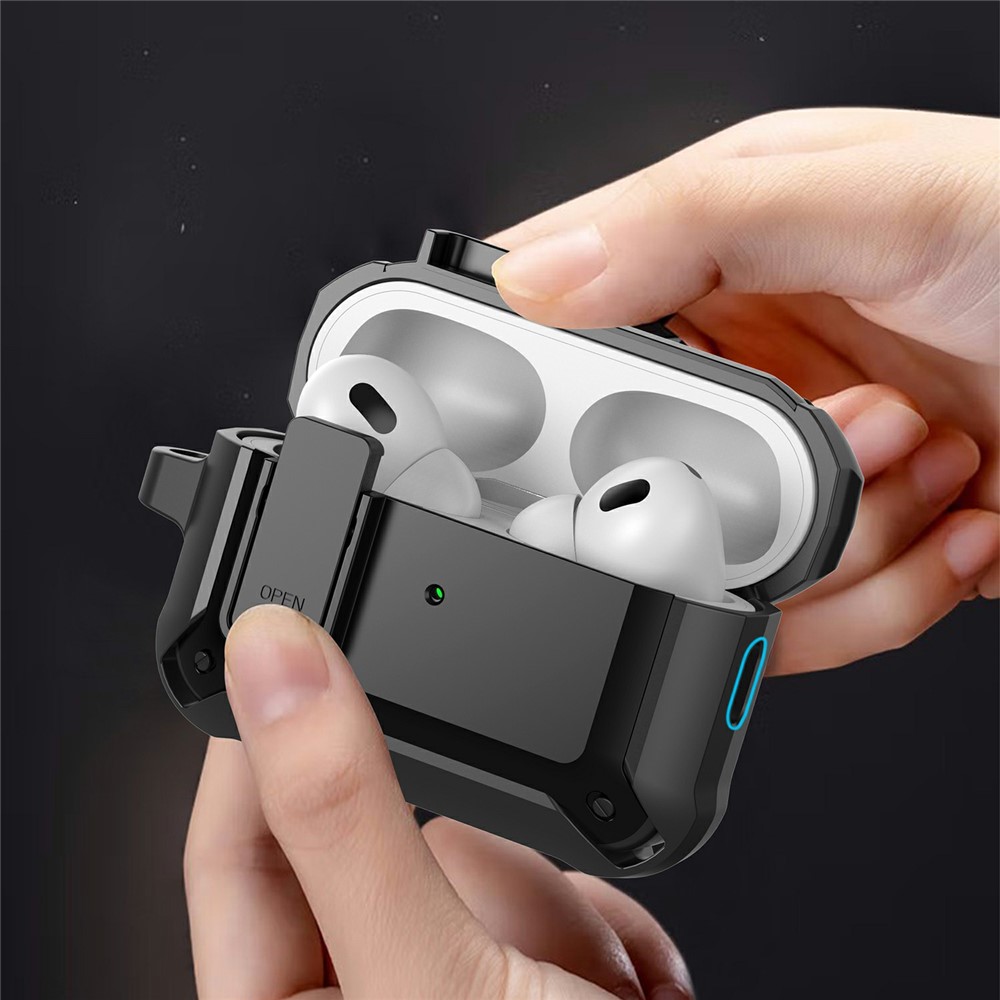  AirPods Pro 3 Skal Shockproof Hybrid Armor Svart