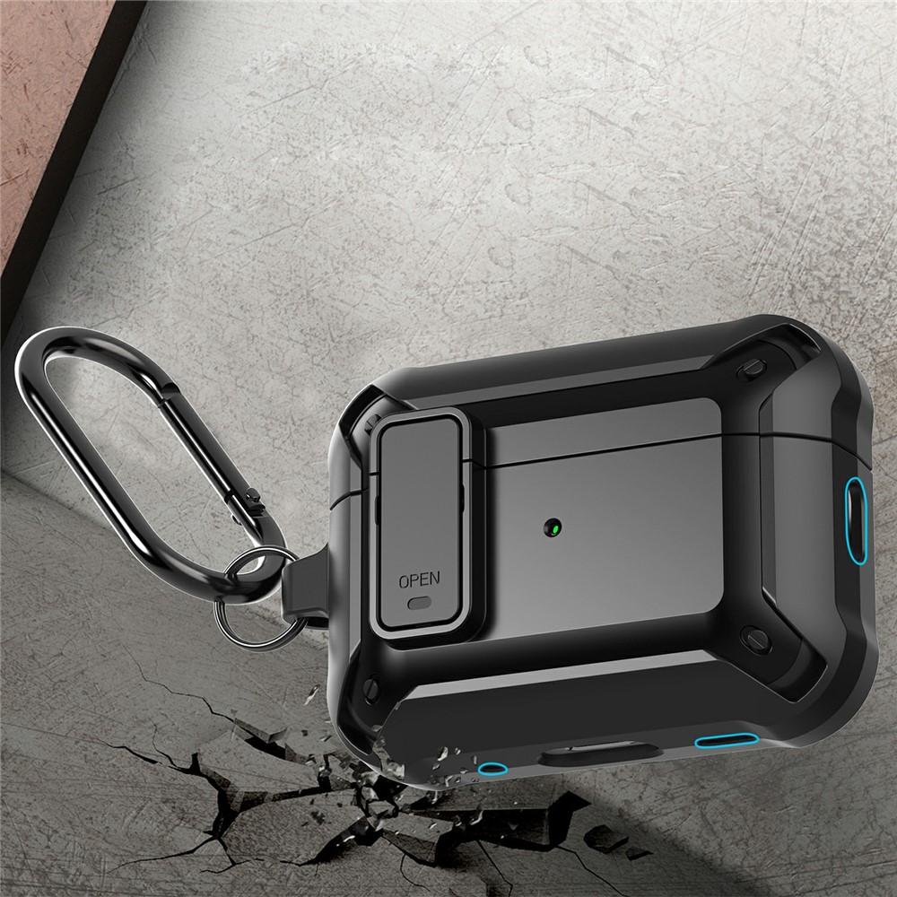  AirPods Pro 3 Skal Shockproof Hybrid Armor Svart