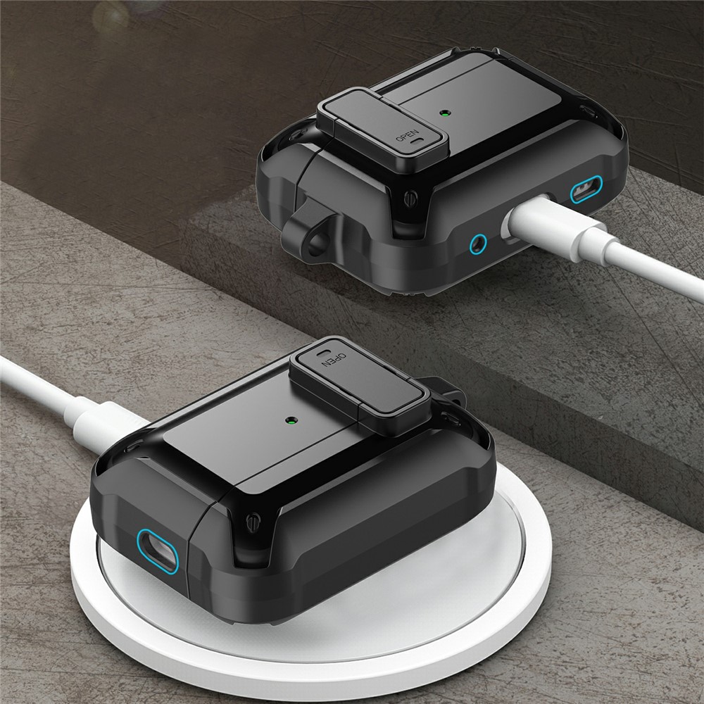  AirPods Pro 3 Skal Shockproof Hybrid Armor Grön