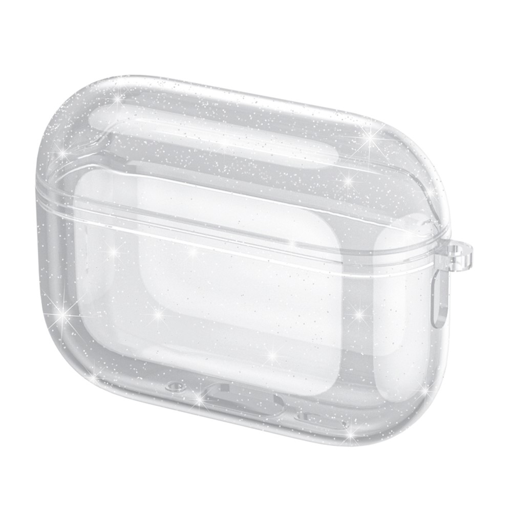  AirPods Pro 3 Skal TPU Transparent Glitter