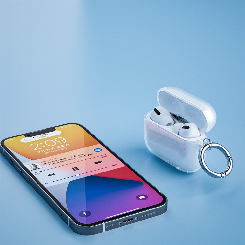  AirPods Pro 3 Skal TPU Transparent Glitter