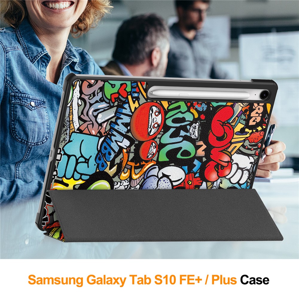  Samsung Galaxy S10 FE Plus Fodral Tri-Fold Graffiti