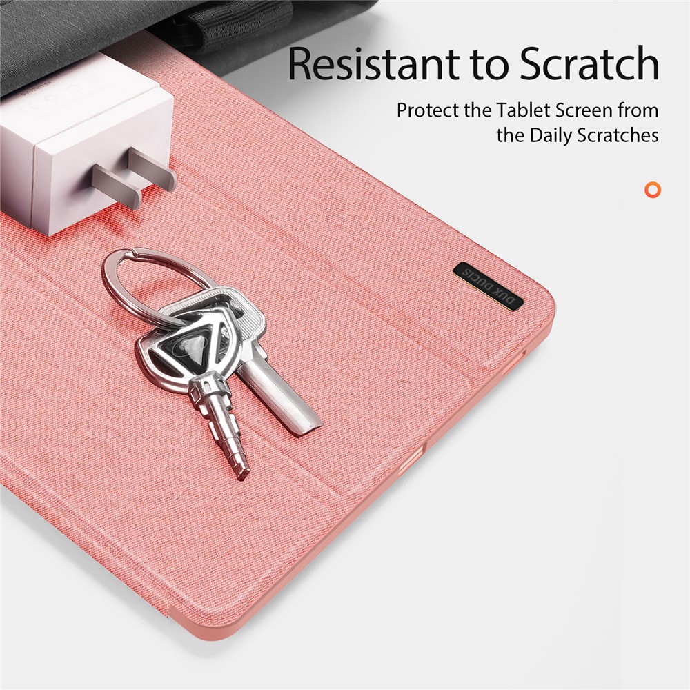 DUX DUCIS DUX DUCIS Galaxy Tab S10 FE Plus Fodral DOMO Tri-Fold Rosa