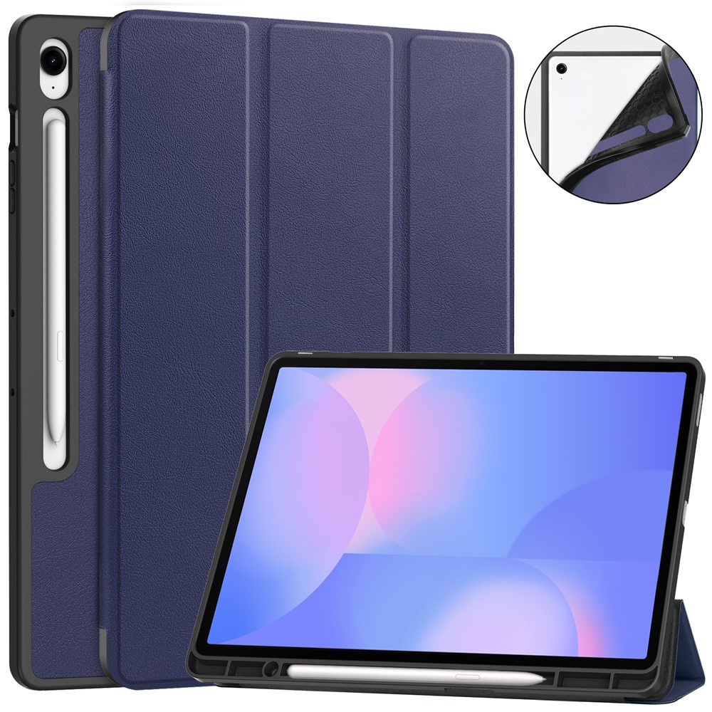  Samsung Galaxy Tab S10 FE Plus Fodral Tri-Fold Pennhållare