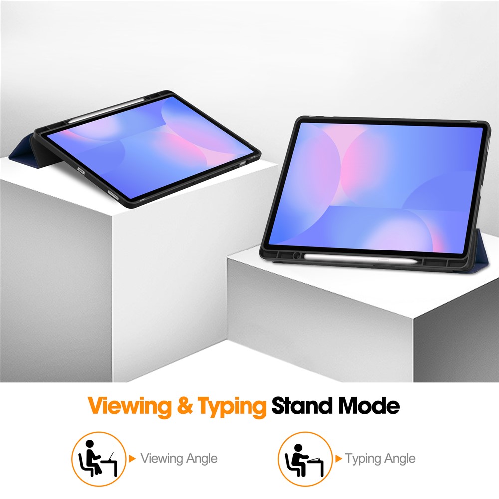 Samsung Galaxy Tab S10 FE Plus Fodral Tri-Fold Pennhållare