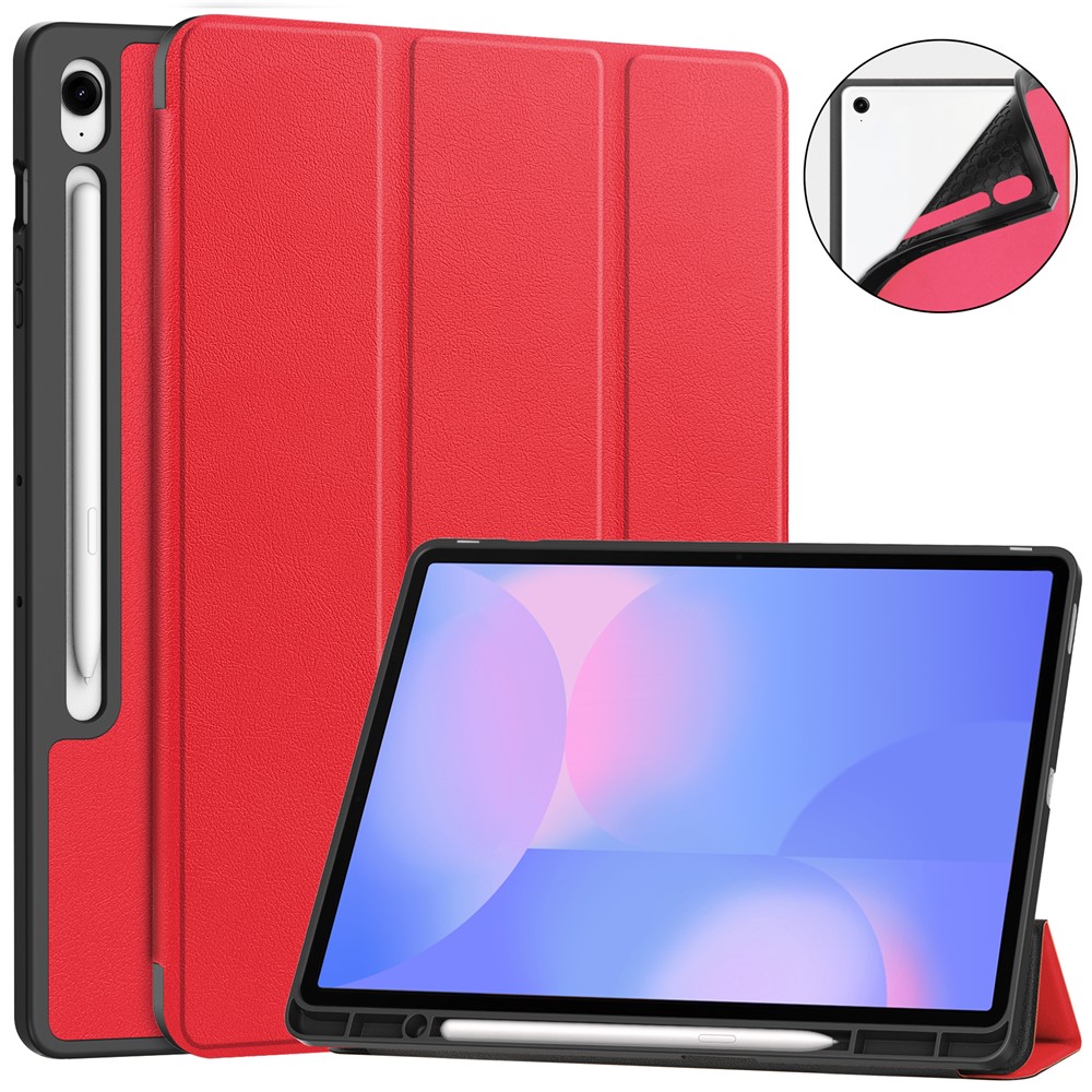  Samsung Galaxy Tab S10 FE Plus Fodral Tri-Fold Pennhållare