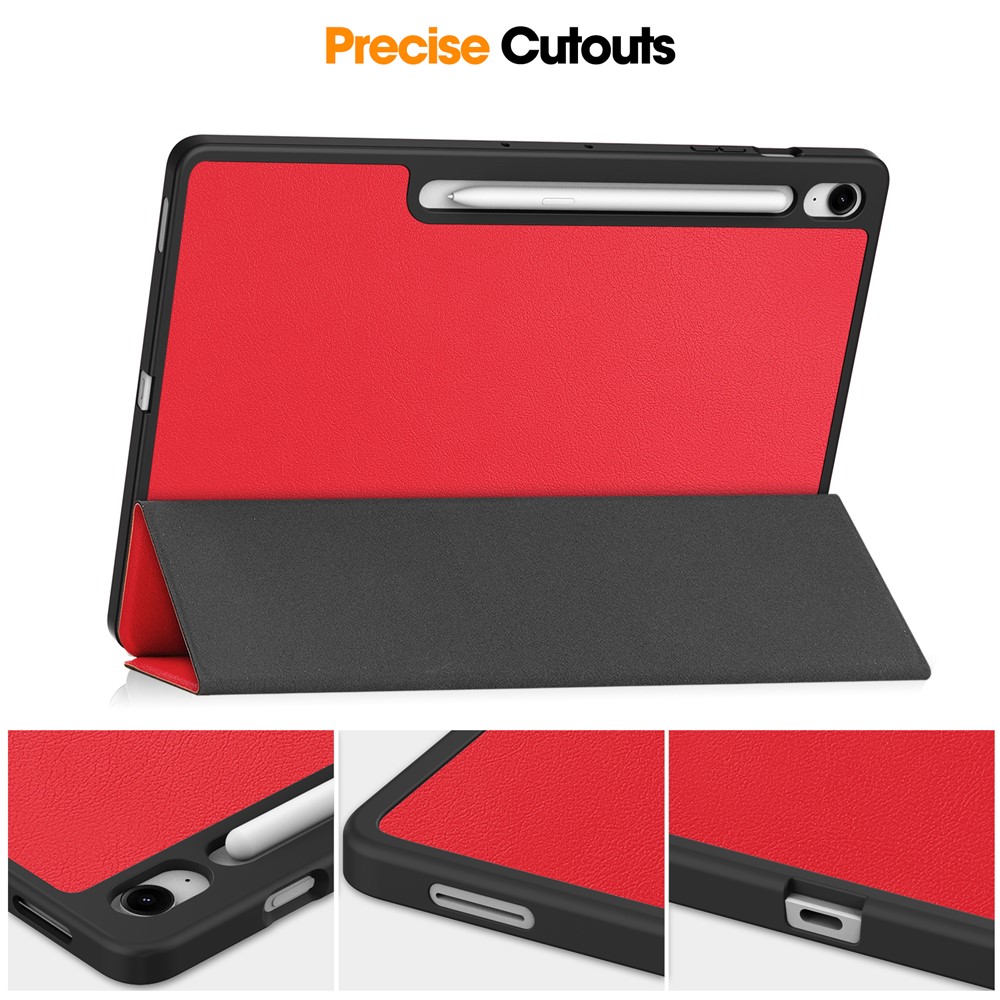  Samsung Galaxy Tab S10 FE Plus Fodral Tri-Fold Pennhållare