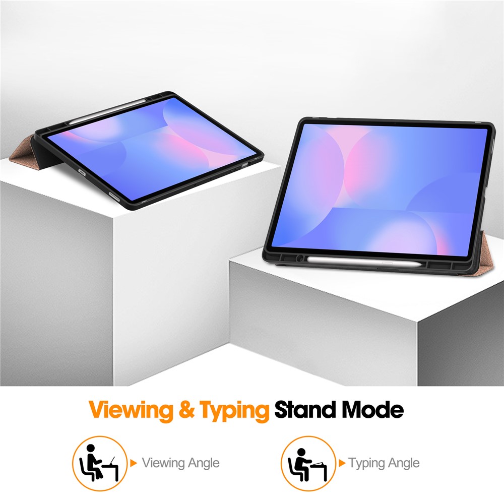  Samsung Galaxy Tab S10 FE Plus Fodral Tri-Fold Pennhållare