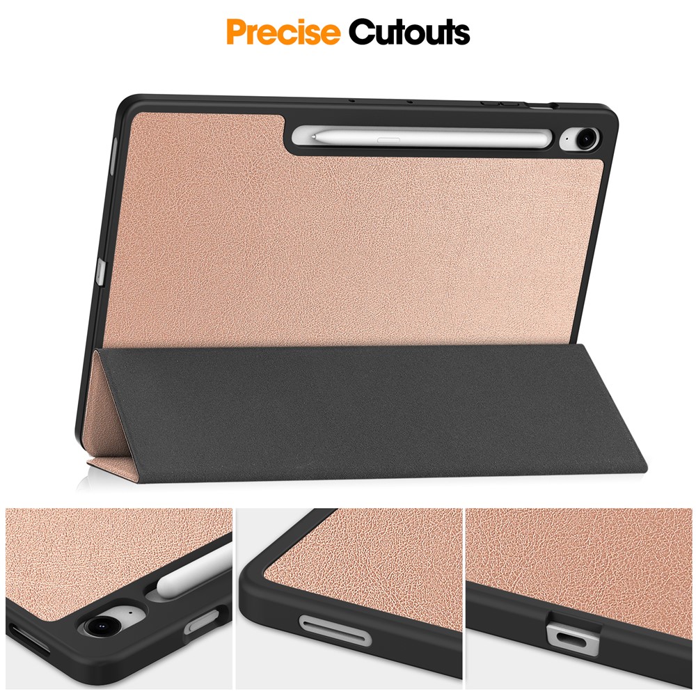  Samsung Galaxy Tab S10 FE Plus Fodral Tri-Fold Pennhållare