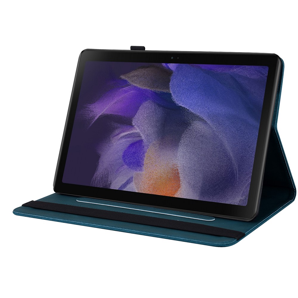  Samsung Galaxy Tab A11 / A9 Fodral Butterfly Flower Blå