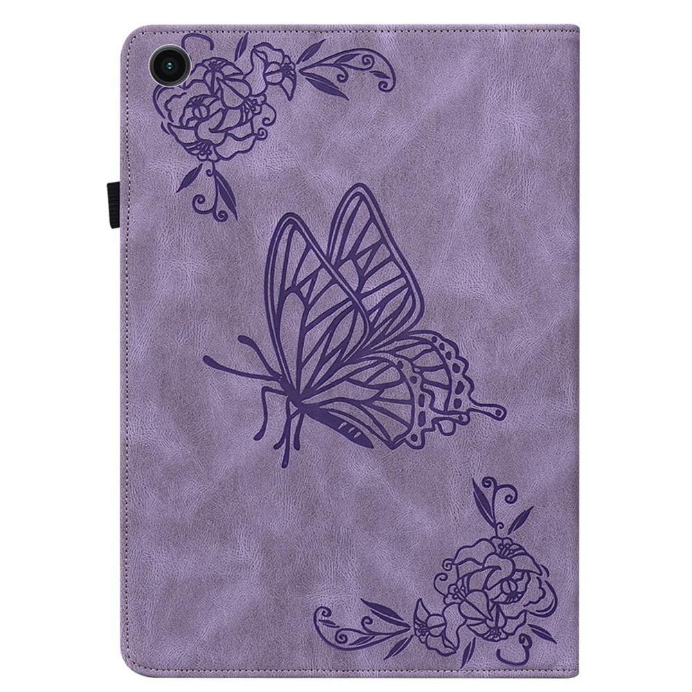  Samsung Galaxy Tab A11 Plus Fodral Butterfly Flower Lila