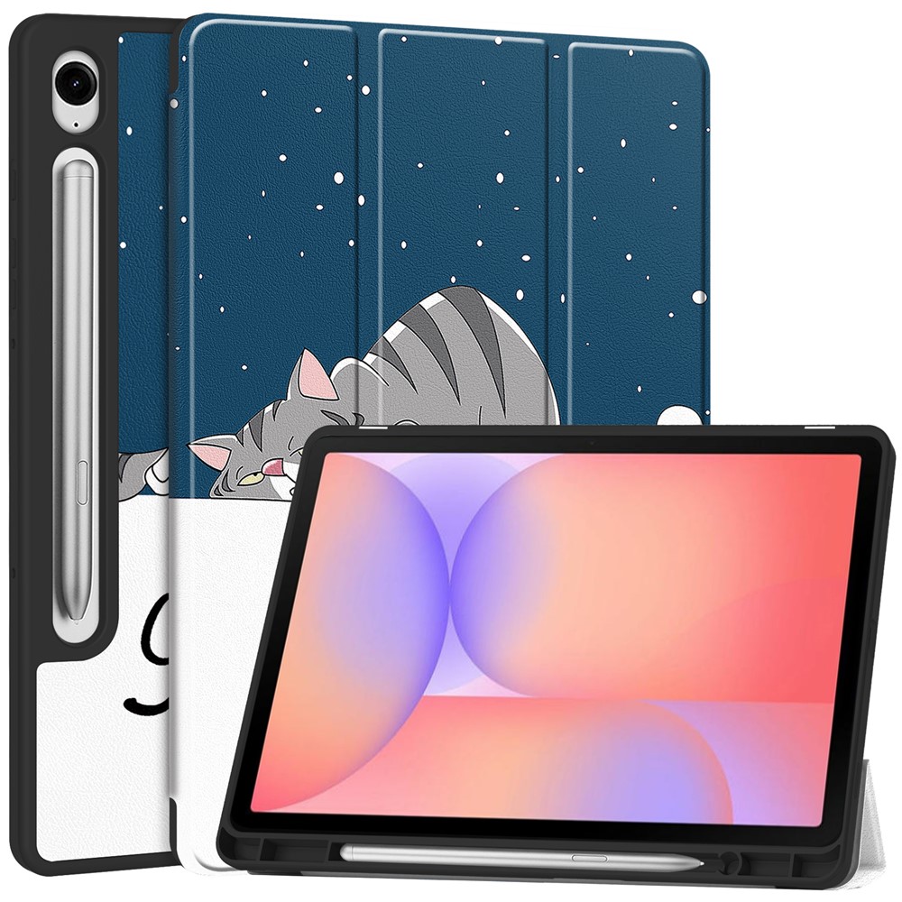  Samsung Galaxy Tab S10 Lite Fodral Tri-Fold Katt