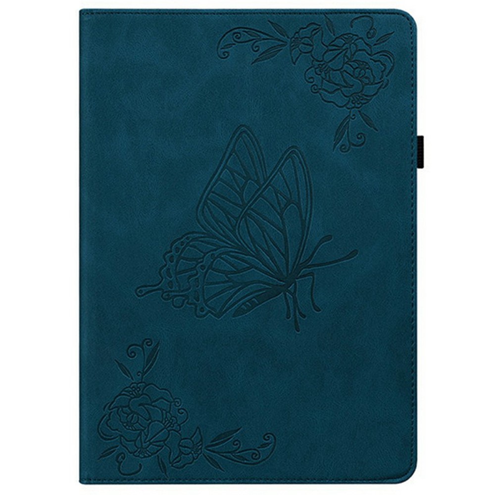 Samsung Galaxy Tab S11 Fodral Butterfly Flower Blå