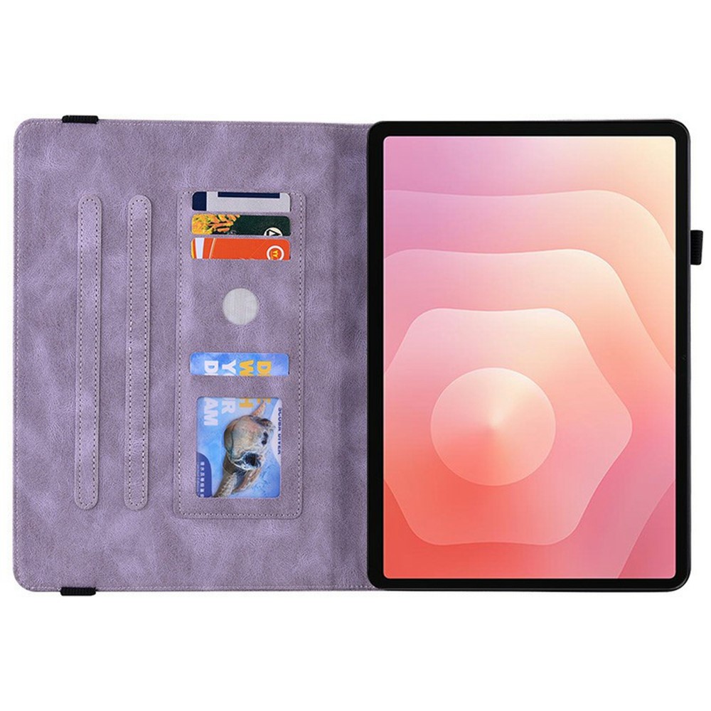  Samsung Galaxy Tab S11 Fodral Butterfly Flower Lila