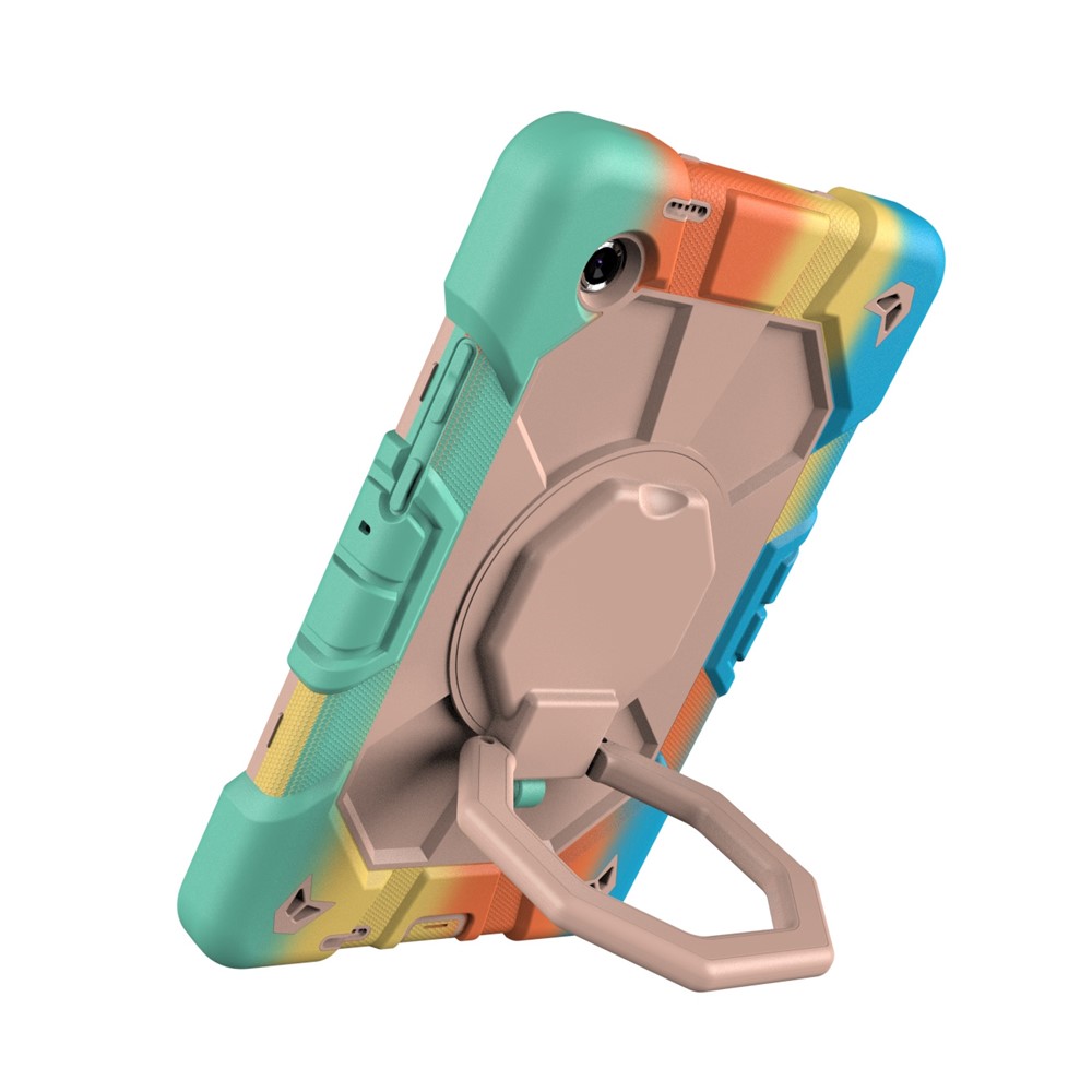  Galaxy Tab A11 Skal Kickstand Shockproof Rainbow