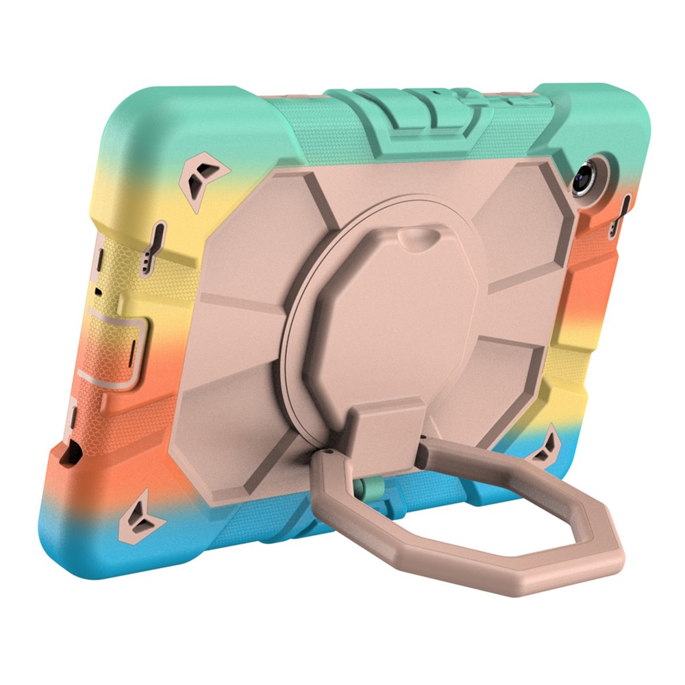 Galaxy Tab A11 Plus Skal Kickstand Shockproof Rainbow