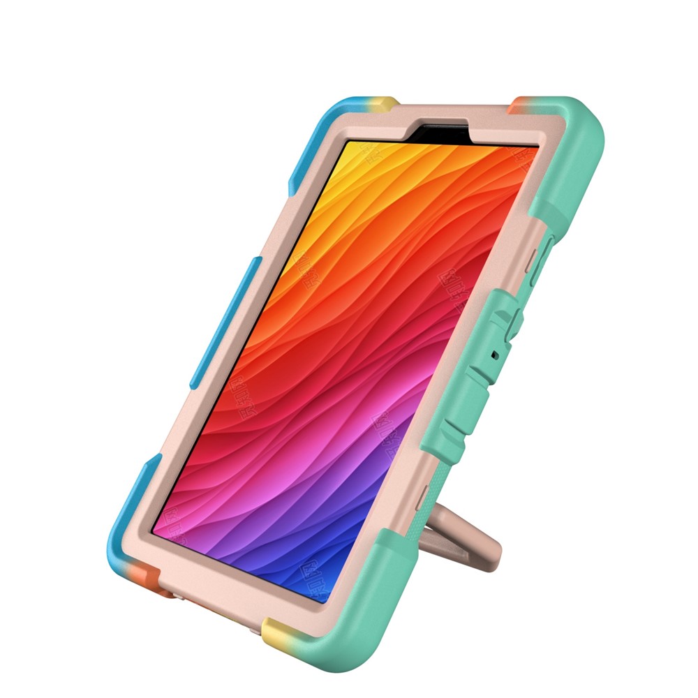  Galaxy Tab A11 Plus Skal Kickstand Shockproof Rainbow