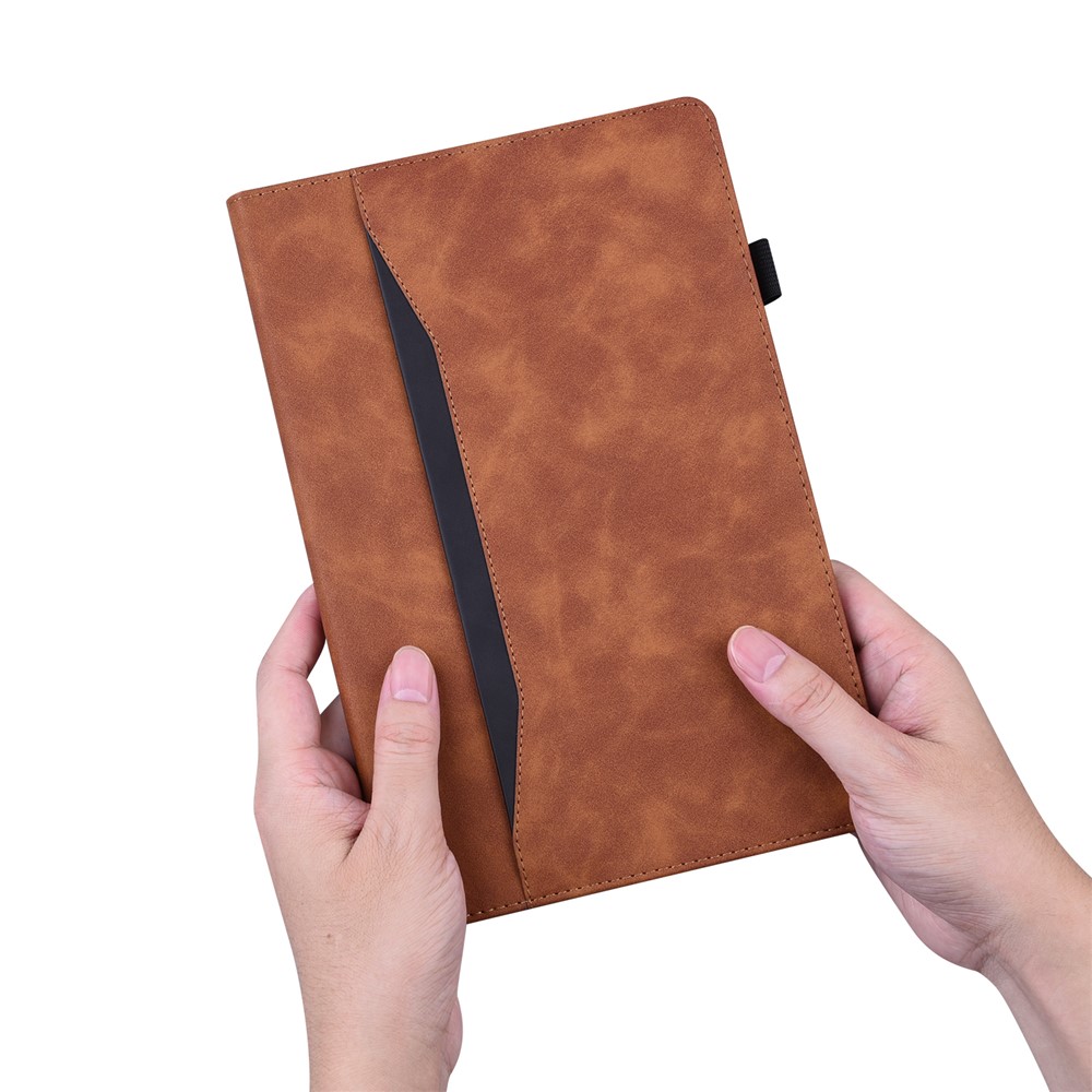  Samsung Galaxy Tab S11 Ultra Fodral Med Frontficka Brun