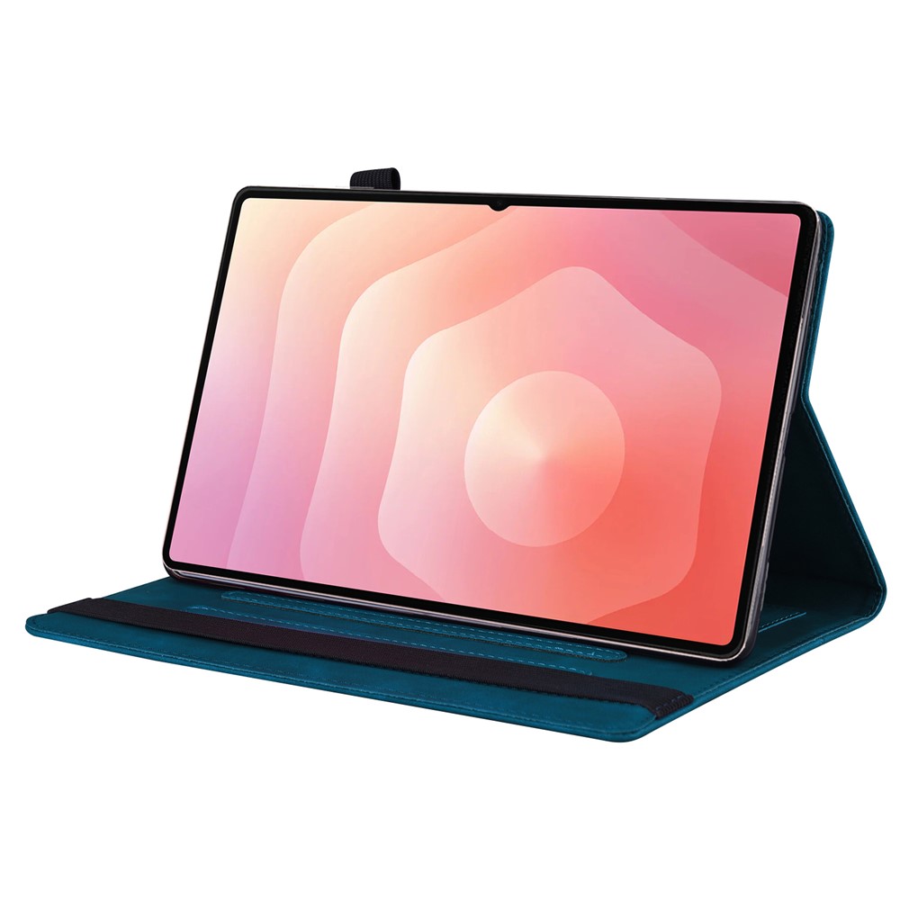  Samsung Galaxy Tab S11 Ultra Fodral Med Frontficka Blå