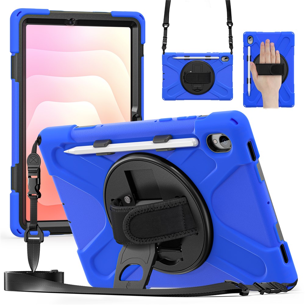  Samsung Galaxy Tab S11 Skal Shockproof Hybrid Kickstand Blå