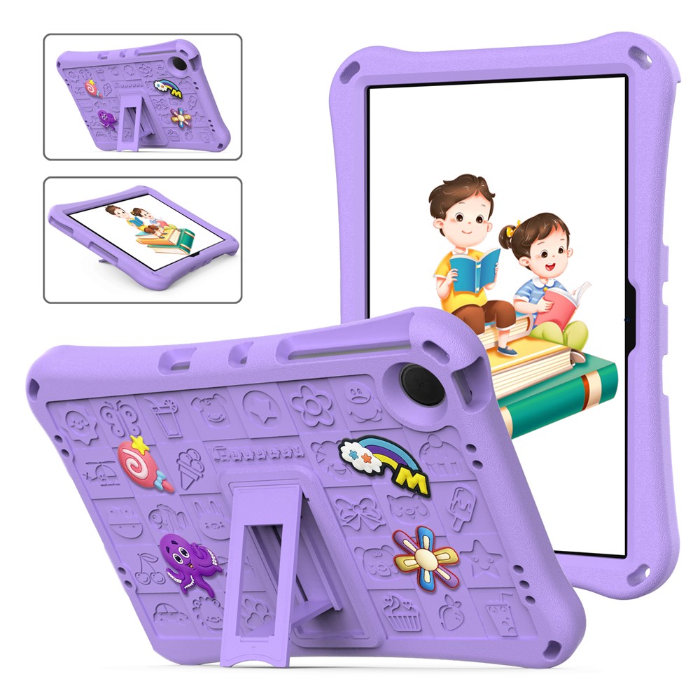  Samsung Galaxy Tab A11 Plus / A9 Plus Skal EVA Kickstand Lila