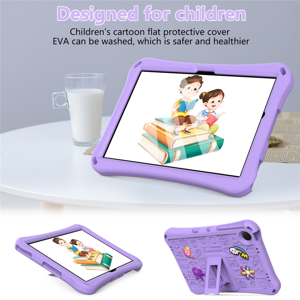  Samsung Galaxy Tab A11 Plus / A9 Plus Skal EVA Kickstand Lila