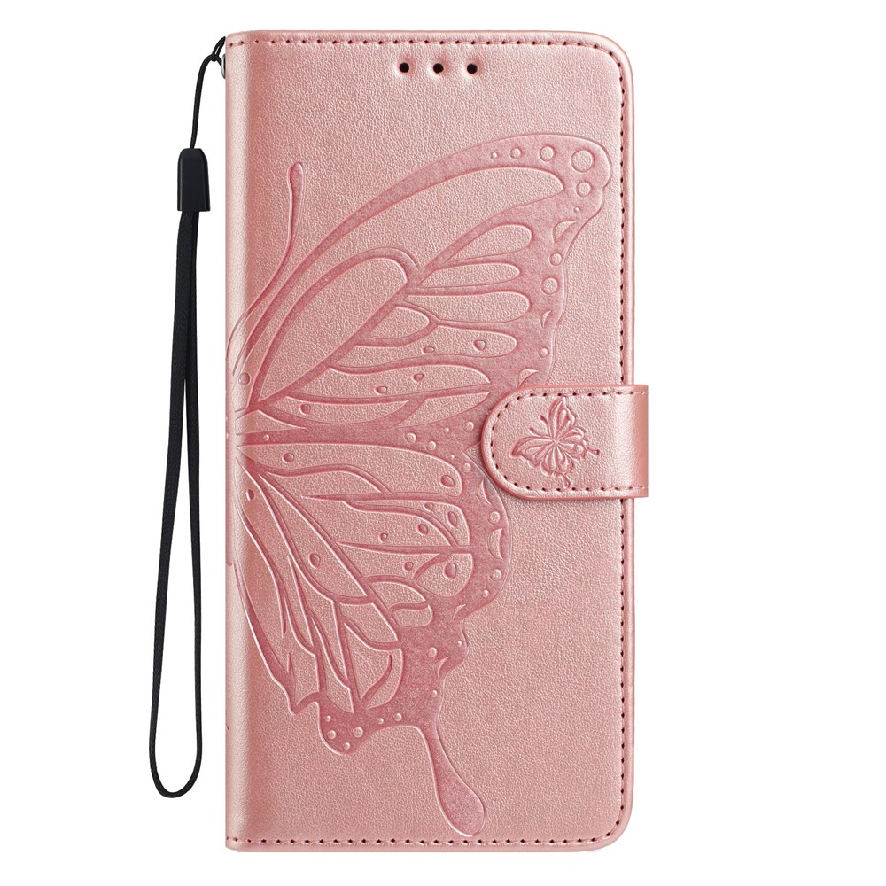  Xiaomi 15T Fodral Med Fjäril Tryck Roséguld