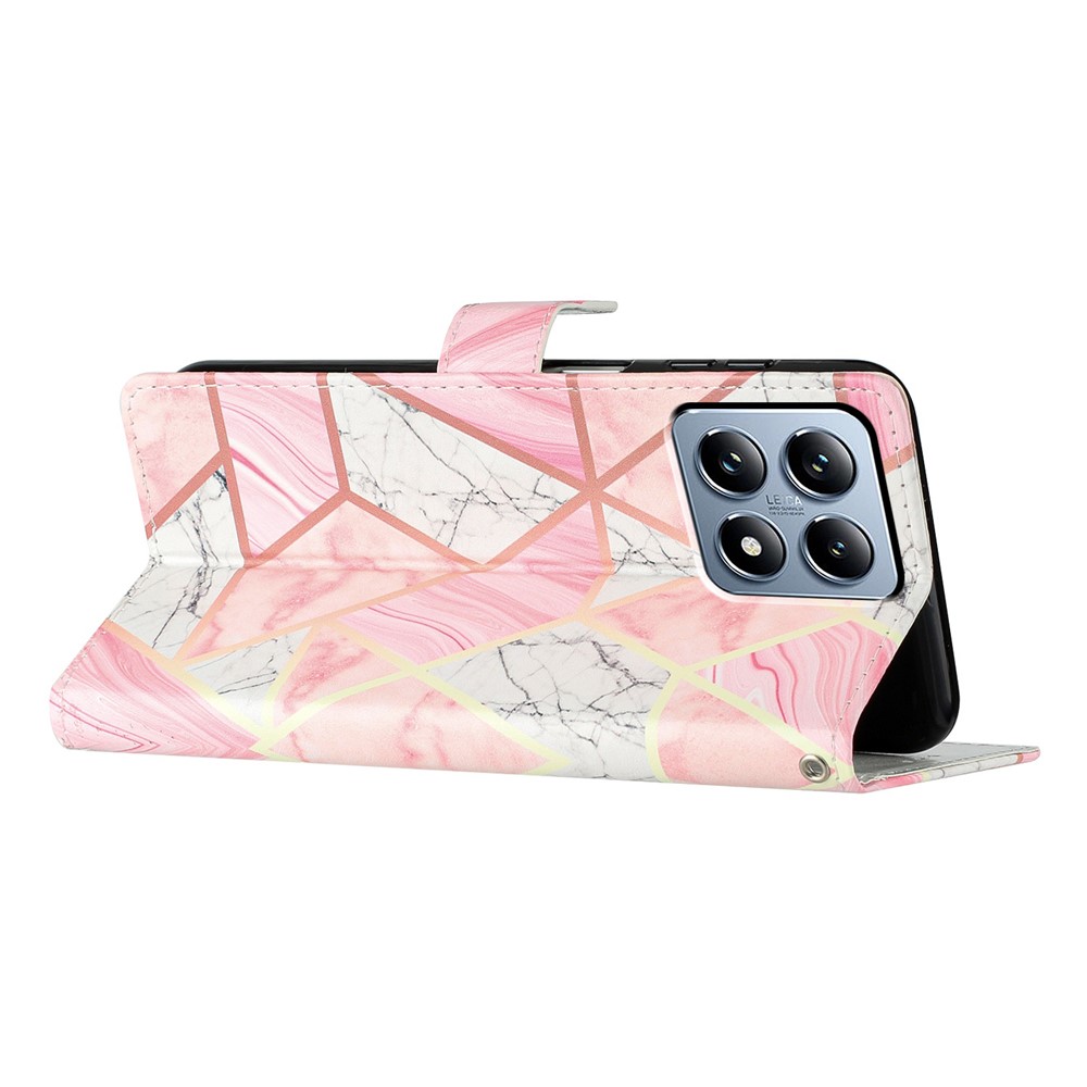  Xiaomi 15T Fodral Med Marmor Tryck Rosa