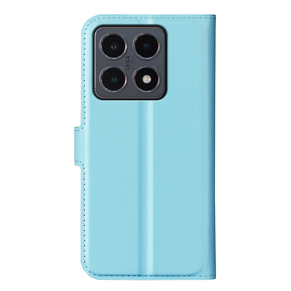  Xiaomi 15T Fodral Litchi Läder Blå