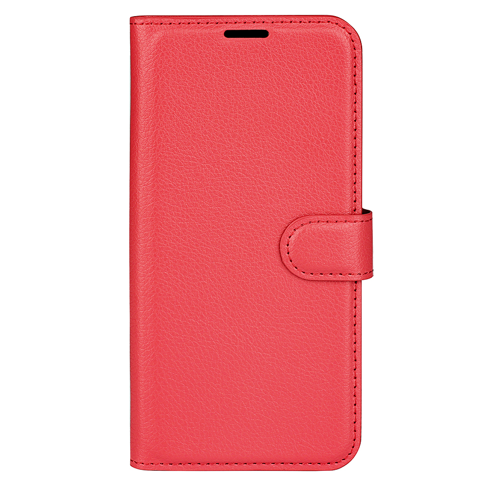  Xiaomi 15T Pro Fodral Litchi Läder Röd