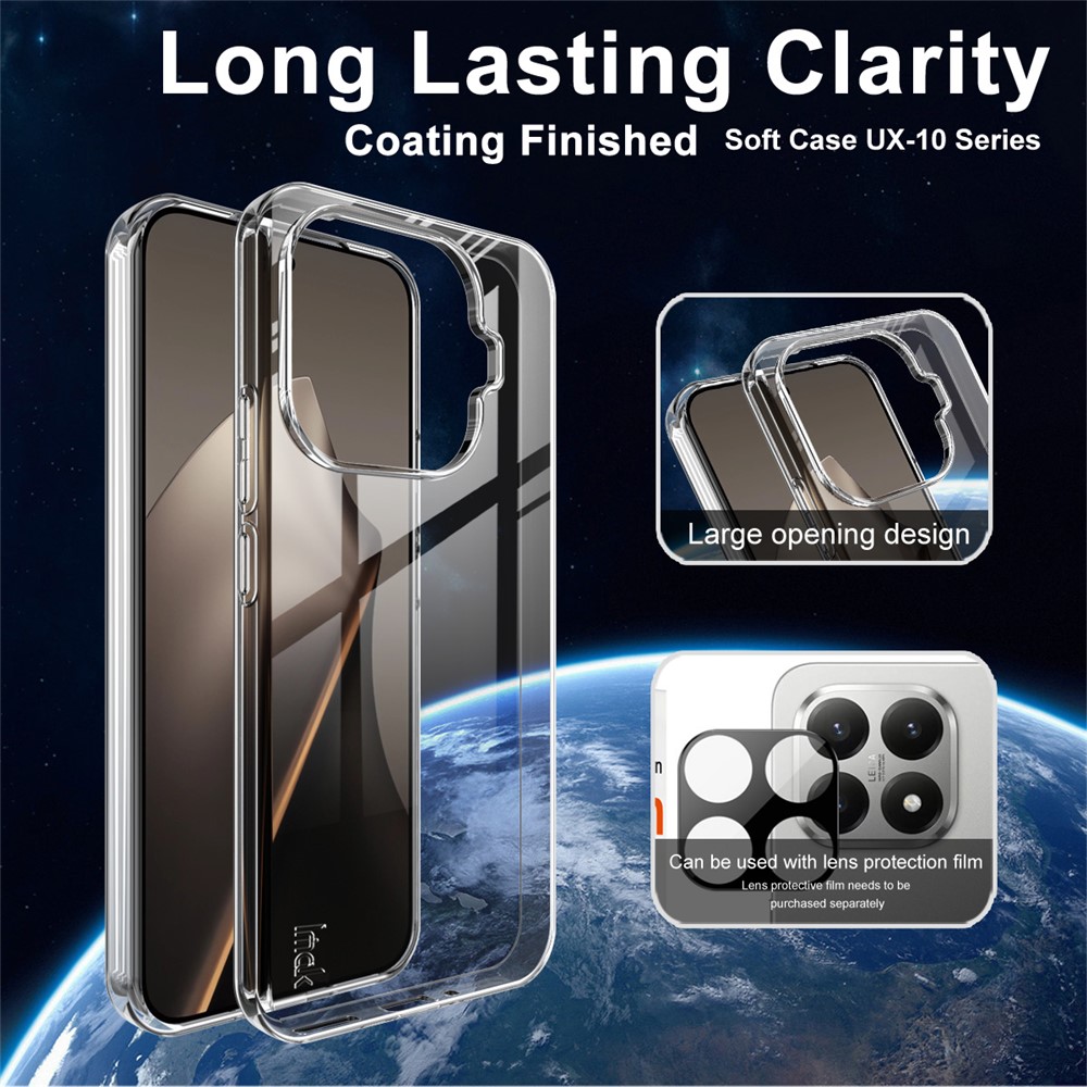 IMAK IMAK Xiaomi 15T Pro Skal Soft TPU Transparent