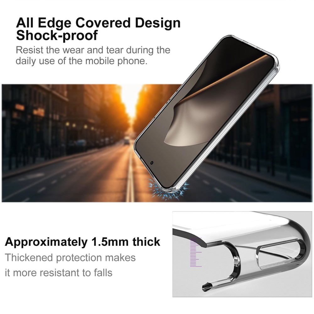 IMAK IMAK Xiaomi 15T Pro Skal Soft TPU Transparent