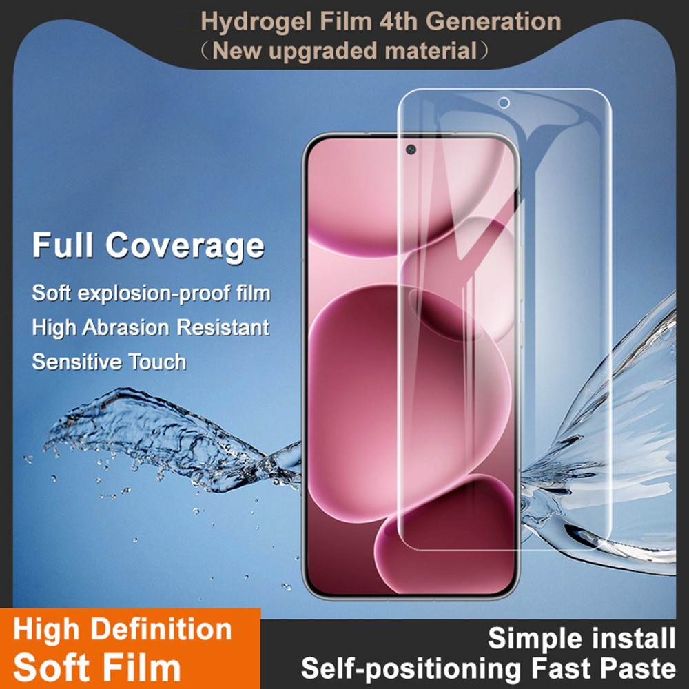 IMAK IMAK Xiaomi 15T / 15T Pro Skärmskydd Heltäckande TPU