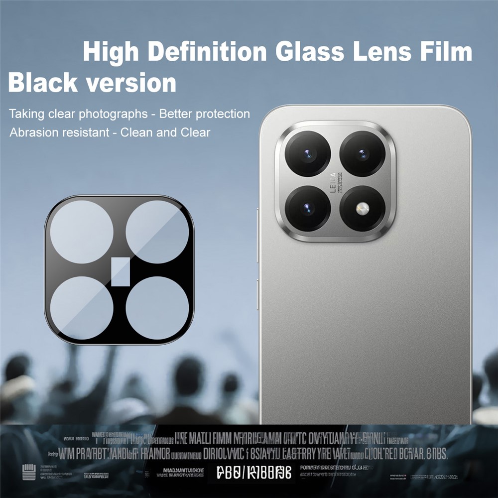 IMAK IMAK Xiaomi 15T Linsskydd Härdat Glas Svart