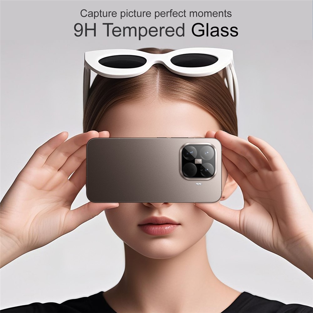 IMAK IMAK Xiaomi 15T Pro Linsskydd Härdat Glas Svart