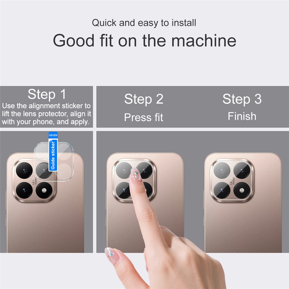 IMAK IMAK Xiaomi 15T Linsskydd Härdat Glas Transparent