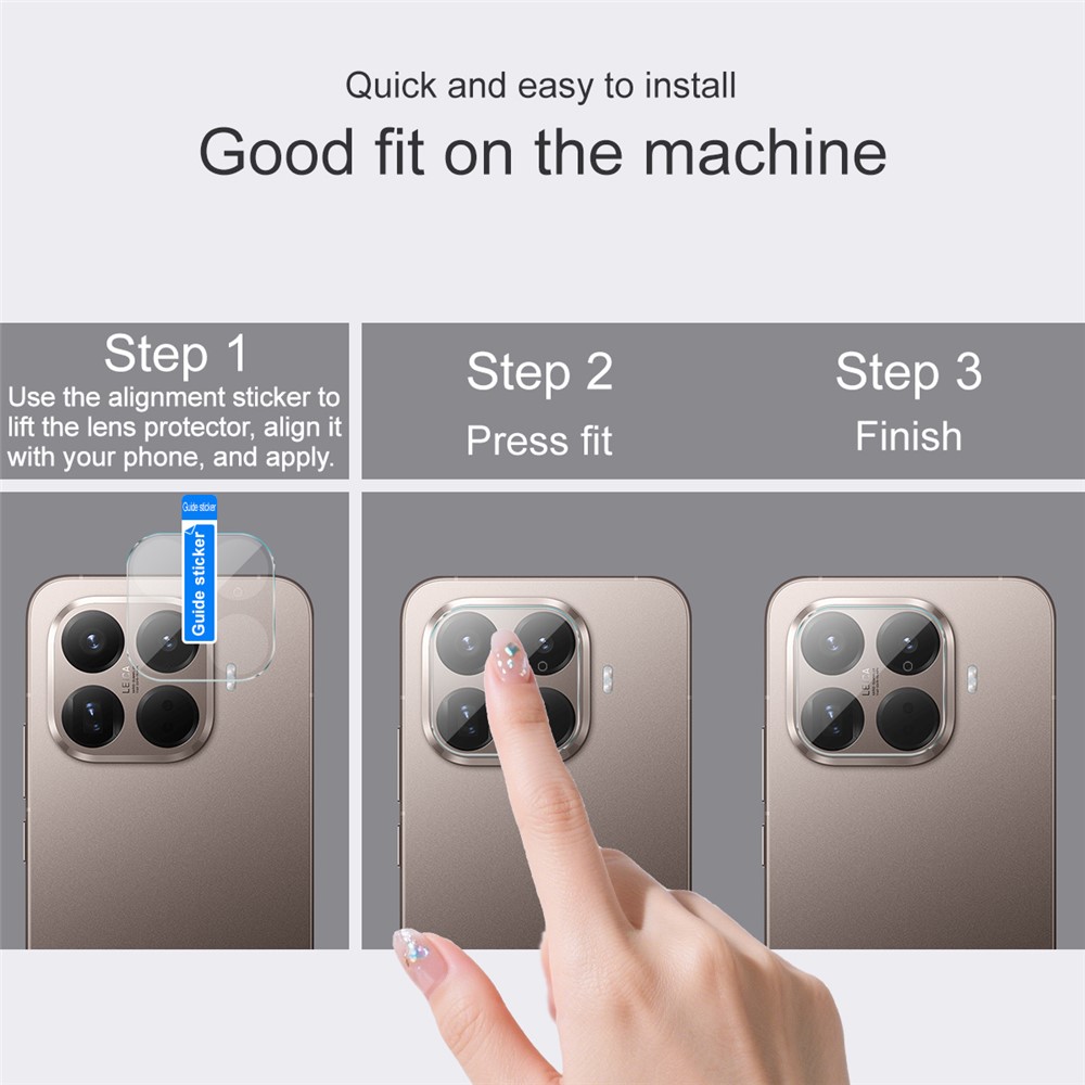 IMAK IMAK Xiaomi 15T Pro Linsskydd Härdat Glas Transparent