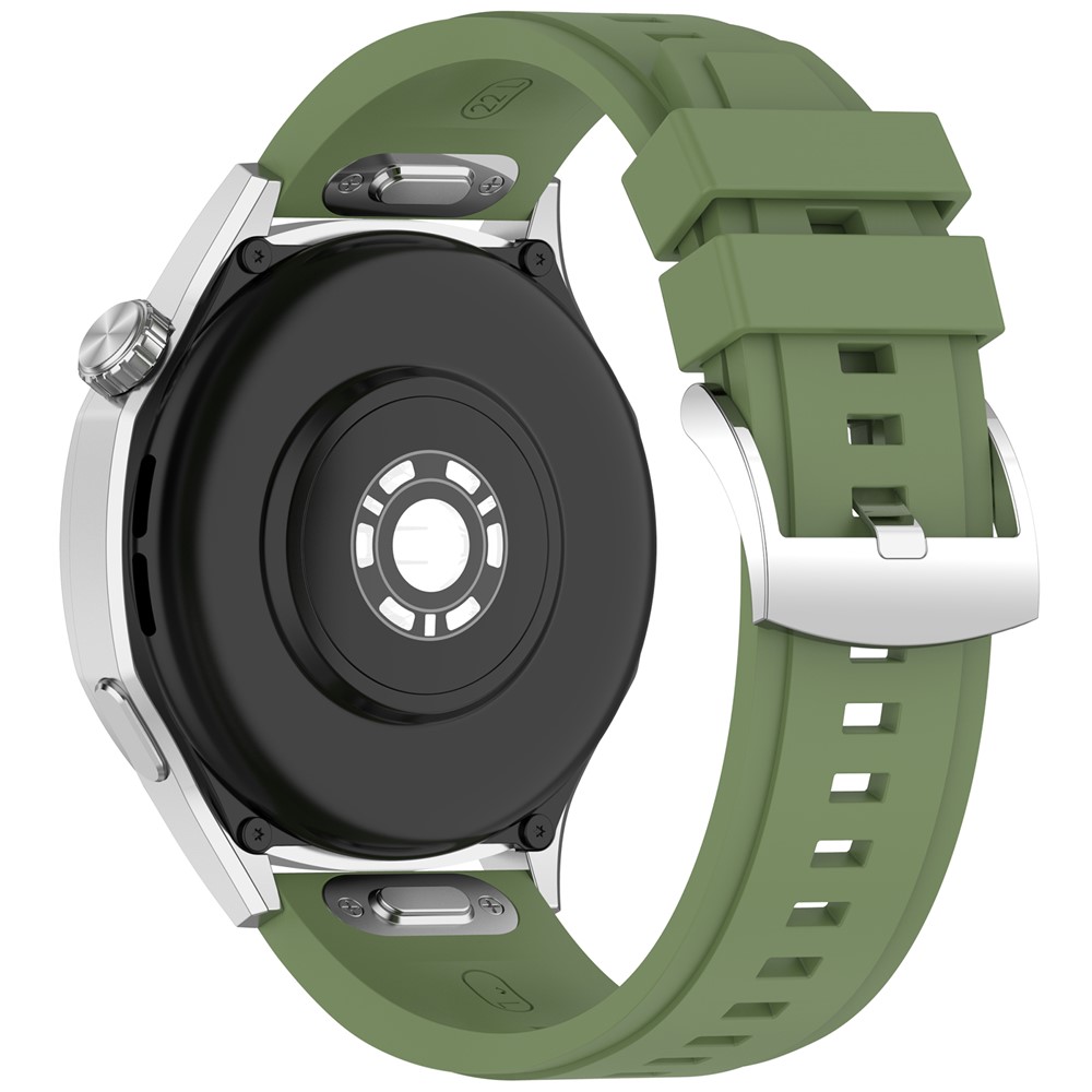  Klockarmband 22 mm Quick Release Silikon Grön